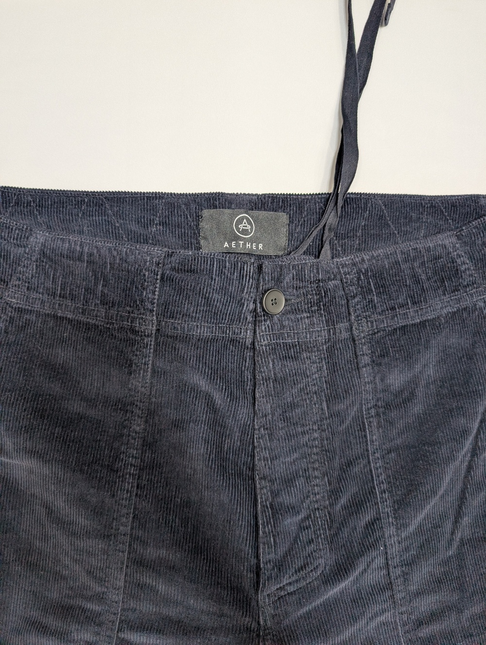 Aether Navy Corduroy Cargo Pants Size 33 - Picture 2 of 5